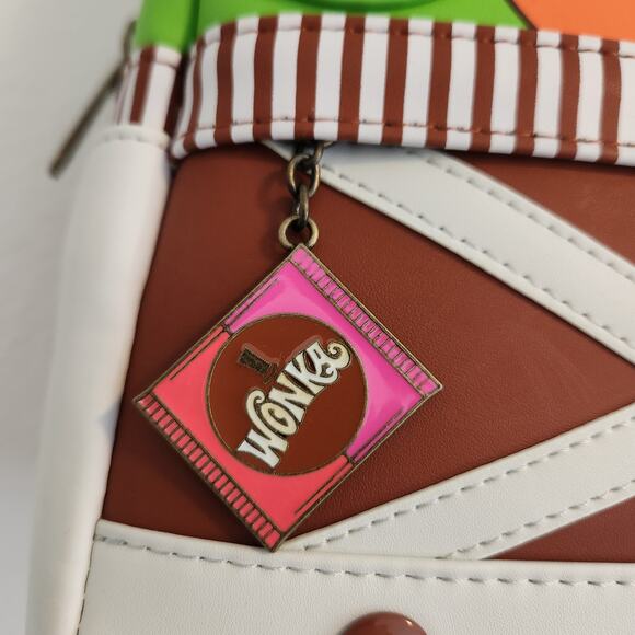 Loungefly Willy Wonka & Chocolate Factory Oompa Loompa Hardtag Mini Backpack NWT main image 5